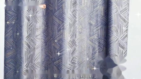 Teinture originale de velours de Hollande de polyester de nouveauté avec le tissu de meubles de tapisserie d'ameublement d'aluminium de fantaisie pour le sofa et le rideau
