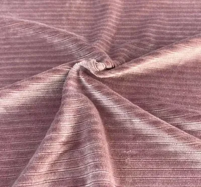 Tissu en velours côtelé de polyester de vente chaude bon tissu en velours côtelé extensible pour pantalon