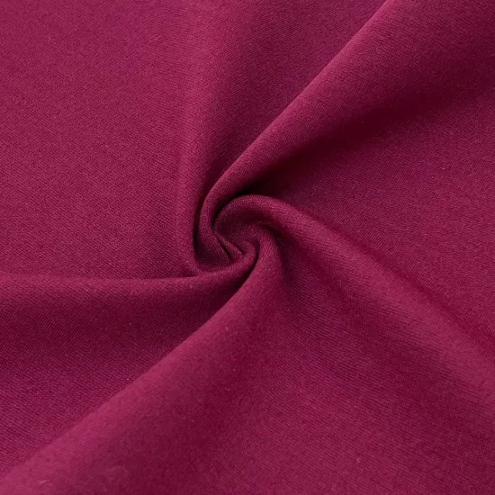 Tissu en nylon tricoté personnalisé de couleur unie en gros de Ponte Roma
