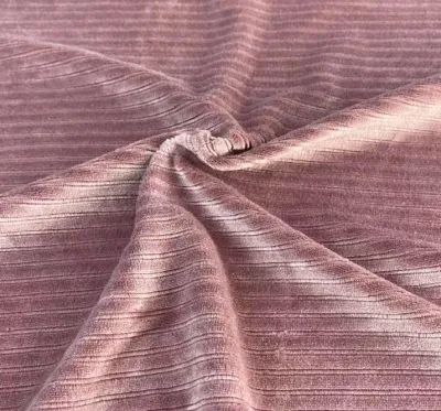 Tissu en velours côtelé de polyester recyclé de vente chaude bon tissu en velours côtelé extensible pour pantalon